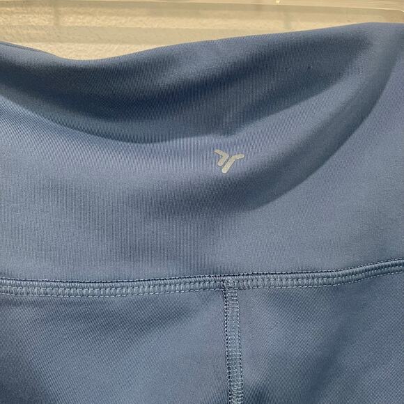 Old Navy Go Dry High Rise Capri Leggings Size XL Blue Activewear Yoga - Picture 4 of 10
